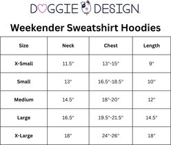 Doggie Design Weekender Dog Sweatshirt Hoodie, Red & Black Plaid Flannel, X-Large slide 2 of 4