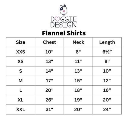 Show full view: Doggie Design Flannel Dog Shirt, Gray & Blue Plaid, Small slide 5 of 6