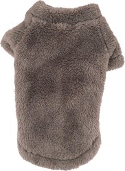 Doggie Design Soft Plush Pullover Dog Shirt, Soft Brown, Medium