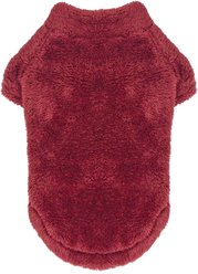 Doggie Design Soft Plush Pullover Dog Shirt, Burgundy, X-Small