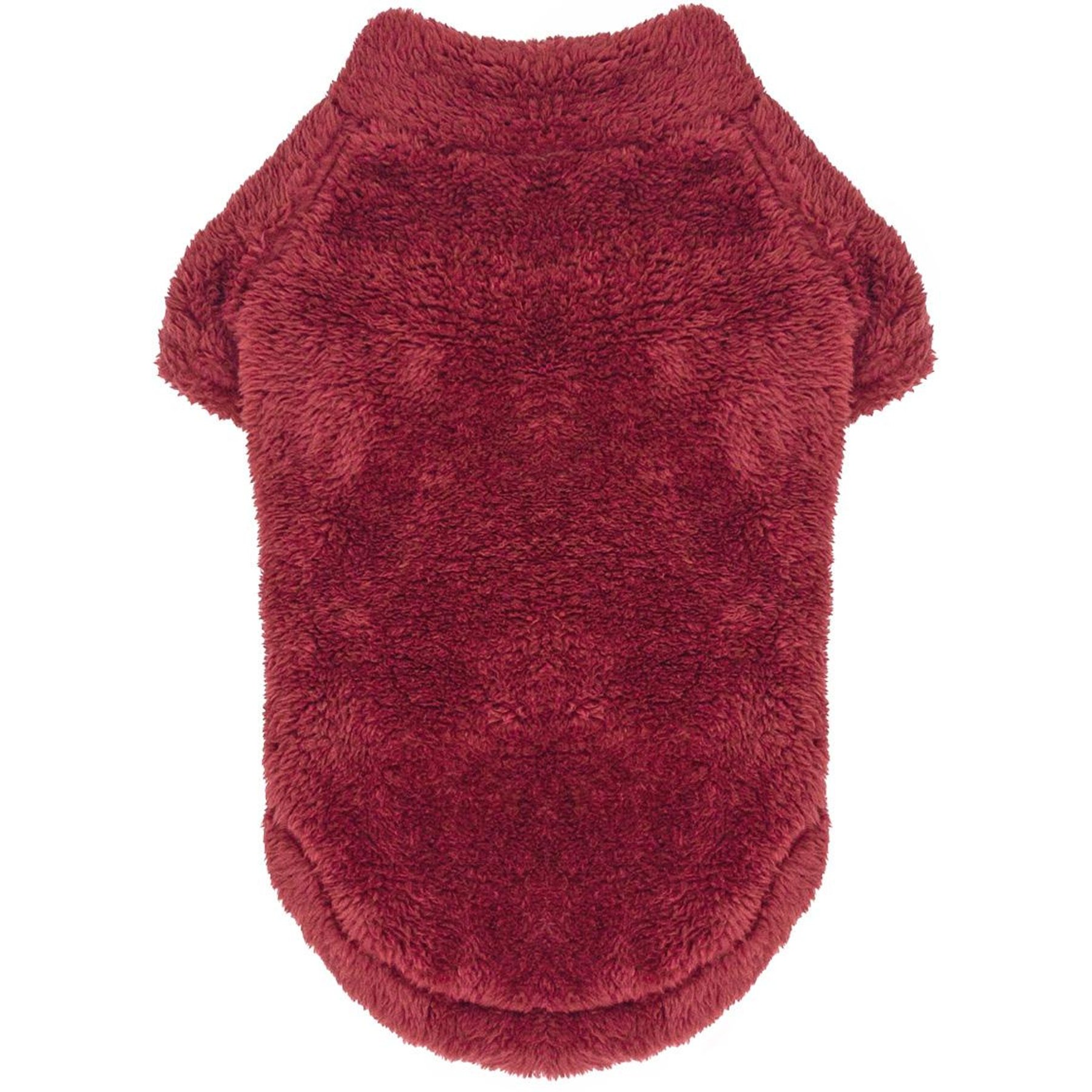 Doggie Design Soft Plush Pullover Dog Shirt, Burgundy, Medium