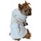 Show in main carousel: Doggie Design White Gold Crown Cotton Dog Bathrobe, White, X-Large slide 2 of 4