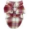 Show in main carousel: Doggie Design Flannel Dog Shirt, Red & White Plaid, XX-Large slide 3 of 6