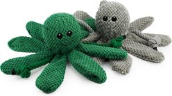 Giftable World Octopus Plush Dog Toys, Multi, 9-in, 2 count