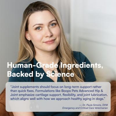 Show full view: Boops Pets Advanced Hip & Joint Chicken Flavored Soft Chews Vitamins for Dogs, 90 count slide 7 of 10