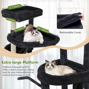 Globlazer 83-in Giant Cat Tree, Dark Gray