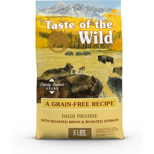 Taste of the Wild High Prairie Grain-Free Dry Dog Food, 5-lb bag