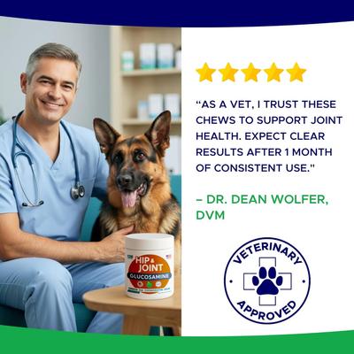 Show full view: GoodGrowlies Glucosamine Hip & Joint Chicken Flavored Soft Chew Supplement for Dogs, 120 count slide 7 of 10
