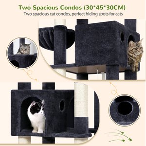 Globlazer 83-in Giant Cat Tree, Dark Gray