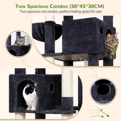 Show full view: Globlazer 83-in Giant Cat Tree, Dark Gray slide 5 of 8