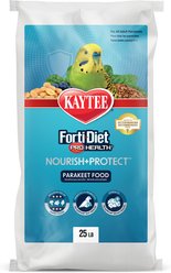 Kaytee Forti-Diet Pro Health Parakeet Food, 25-lb bag