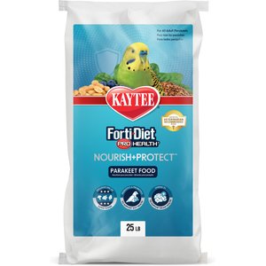 Kaytee Forti-Diet Pro Health Parakeet Food, 25-lb bag