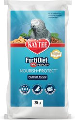 Kaytee Forti-Diet Pro Health Nourish+Protect Parrot Food, 25-lb bag