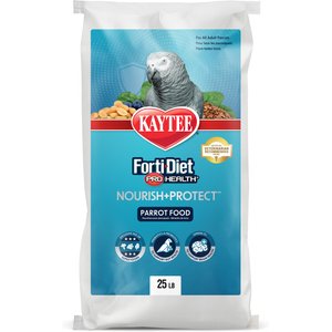 Kaytee Forti-Diet Pro Health Nourish+Protect Parrot Food, 25-lb bag