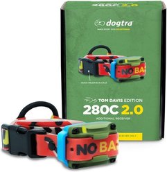Dogtra Tom Davis Edition 280C 2.0 Additional Receiver Waterproof Remote Dog Training Collar, Green/Beige