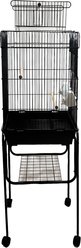 YML 5984 Open Play Top Wheeled Bird Cage, Black, Large slide 2 of 3