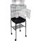 Show in main carousel: YML 5984 Open Play Top Wheeled Bird Cage, Black, Large slide 2 of 3