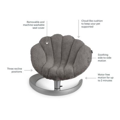 Show full view: Tavo Pets Shell Swaying Lounger Dog & Cat Bed, Lunar slide 3 of 10