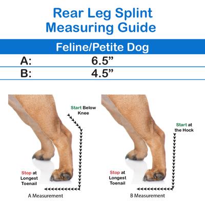 Show full view: OrthoVet Standard Dog Rear Leg Splint, XX-Small slide 3 of 8