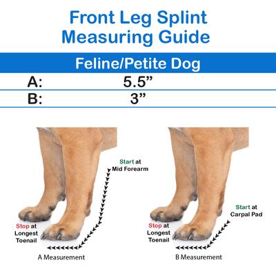 Show full view: OrthoVet Standard Dog Front Leg Splint, XX-Small slide 3 of 8