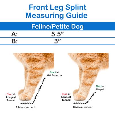 Show full view: OrthoVet Feline Front Leg Splint slide 3 of 8