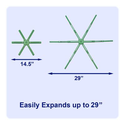 Show full view: Sparrow-B-Gone! Rectangular/Platform Feeders Bird Feeder Accessory, Green, Large slide 3 of 4