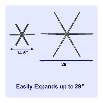 Show full view: Sparrow-B-Gone! Rectangular/Platform Feeders Bird Feeder Accessory, Black, Large slide 3 of 4