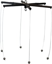 Sparrow-B-Gone! Rectangular/Platform Feeders Bird Feeder Accessory, Black, Small/Medium