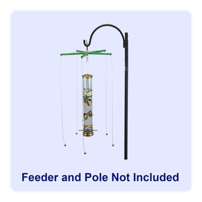 Show full view: Sparrow-B-Gone! Tube Feeders Bird Feeder Accessory, Green slide 2 of 5
