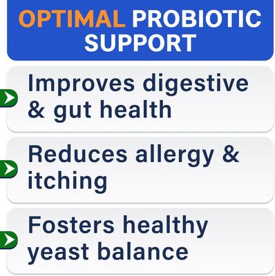 Show full view: Bark&Spark Probiotics & Digestive Enzymes Fiber & Digestion & Gut Health Chew Supplement for Dogs, 180 count slide 4 of 9