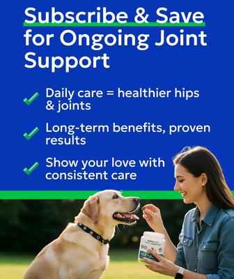 Show full view: Bark&Spark Advanced Glucosamine Chondroitin Chews Hip & Joint with Omega 3 & Fish Oil Supplement for Senior Dogs, 120 count slide 8 of 11