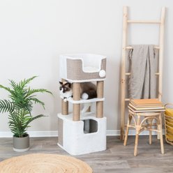 TRIXIE Lucano Cat Tree, Cream/Taupe