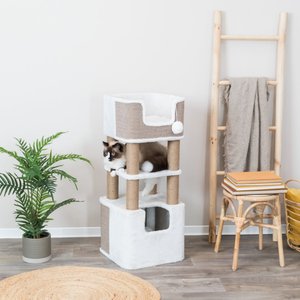 TRIXIE Lucano Cat Tree, Cream/Taupe