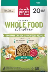 The Honest Kitchen Human Grade Whole Food Clusters Chicken Recipe Puppy Blend Grain-Free Dehydrated Dog Food, 20-lb bag