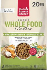 The Honest Kitchen Human Grade Food Clusters Whole Grain Chicken & Oat Recipe Dog Food, 20-lb bag