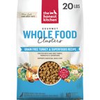 The Honest Kitchen Human Grade Grain-Free Turkey Whole Food Clusters Dry Dog Food, 20-lb bag