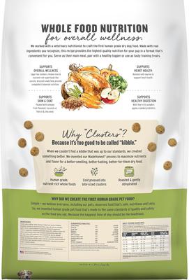 Show full view: The Honest Kitchen Human Grade Grain-Free Chicken Whole Food Clusters Dry Dog Food, 20-lb bag slide 3 of 13
