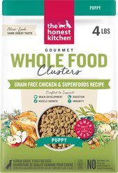 The Honest Kitchen Whole Food Clusters Chicken Recipe + Daily Boosters Instant Goat's Milk with Probiotics for Dogs slide 2 of 9