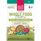 The Honest Kitchen Human Grade Whole Food Clusters Chicken Recipe Puppy Blend Grain-Free Dehydrated Dog Food, 4-lb bag