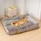 Show in main carousel: FunnyFuzzy Scratch-Resistant Orthopedic Dog Cushion Bed, XXX-Large, Grey slide 2 of 7