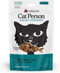 Cat Person by Weruva Savory Salmon Grain-Free Crunchy Cat Treats, 2-oz bag