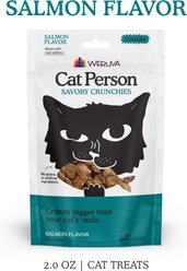 Cat Person by Weruva Savory Salmon Grain-Free Crunchy Cat Treats, 2-oz bag slide 2 of 8
