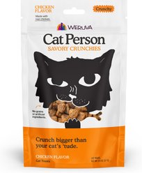 Cat Person by Weruva Savory Chicken Grain-Free Crunchy Cat Treats, 2-oz bag