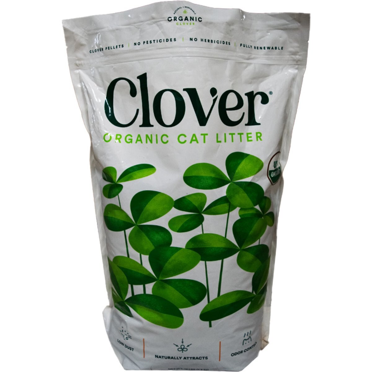 Clover Organic Grass Cat Litter, 12-lb