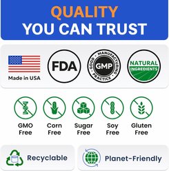 Bark&Spark Probiotics & Digestive Enzymes Fiber & Digestion & Gut Health Chew Supplement for Dogs, 180 count slide 2 of 7