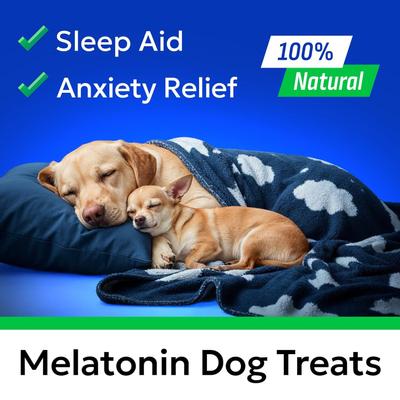 Show full view: Bark&Spark Calming Melatonin Stress Anxiety Relief & Sleep Aid Chew Supplement for Dogs, 120 count slide 7 of 10