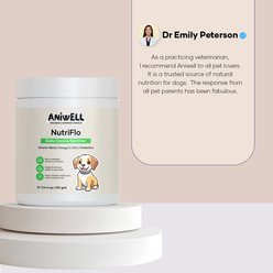 Aniwell NutriFlo Human-Grade Superfood Premium Powder Supplement for Dogs, 0.26-lb slide 2 of 7