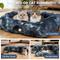Show in main carousel: Kylinsure 2-in-1 Peekaboo Cave Donut Cat Tunnel Bed with Center Mat, X-Large, Blue slide 5 of 11