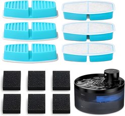 VIVIPAL Stainless Steel Cat Water Fountain Replacement Filters, 6 count