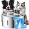Show in main carousel: VIVIPAL Wireless Stainless Steel Water Fountain for Large Dogs, 7-L slide 1 of 10